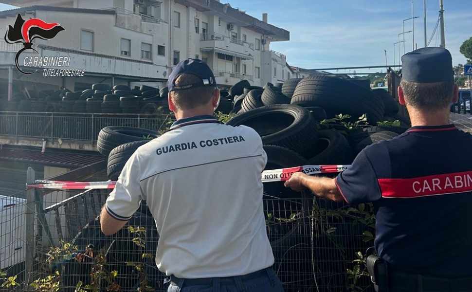 sequestro pneumatici gommista scalea