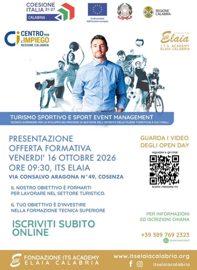 Cosenza, corso gratuito per lavorare nel turismo sportivo: come iscriversi 52 cosenza-turismo sportivo