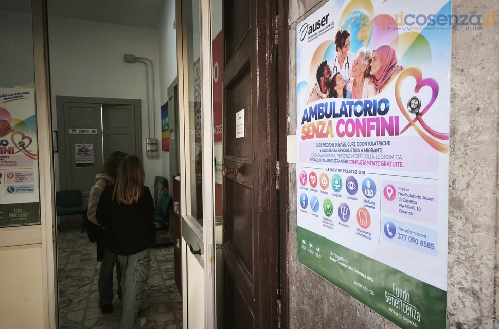 Cosenza, al via il nuovo “Ambulatorio Senza Confini”: 10 interventi per rendere le cure più accessibili 54 1AUSER