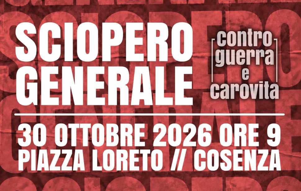 Sciopero generale del 30 ottobre, in piazza a Cosenza la protesta contro carovita e tagli ai servizi 53 30 ottobre sciopero generale cosenza 04
