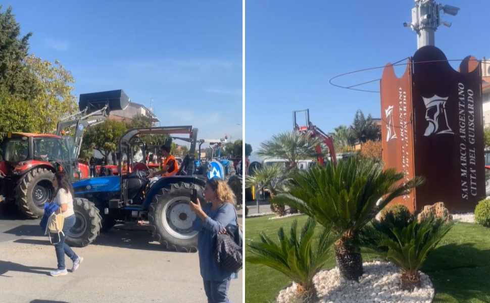 Agricoltori protesta san marco argentano 01