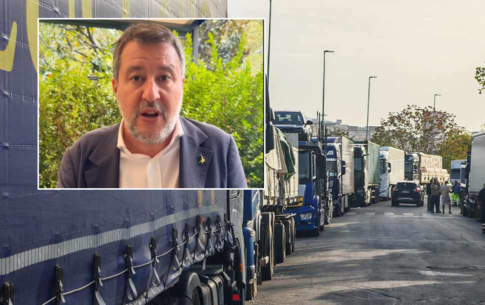 Autotrasportatori in protesta: Salvini "In arrivo oltre 1 miliardo di euro". Poi la stoccata "troppe fake news in rete" 187 Autotrasportatori Salvini ministro risorse
