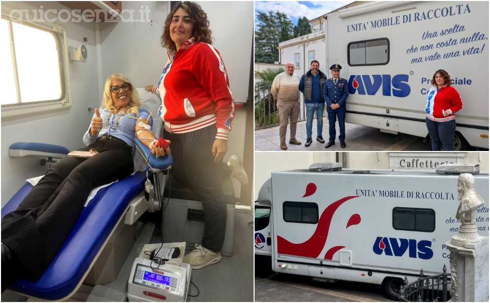 Provincia di Cosenza e AVIS insieme per la donazione del sangue: raccolte 15 sacche 51 Avis Cosenza donazione di sangue