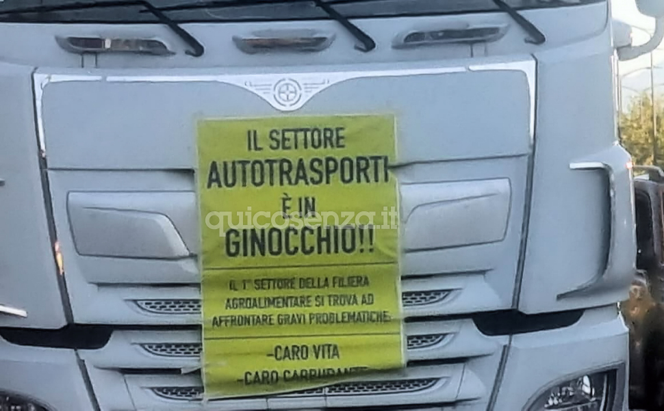 Calabria blocchi Rende sciopero autotrasporto