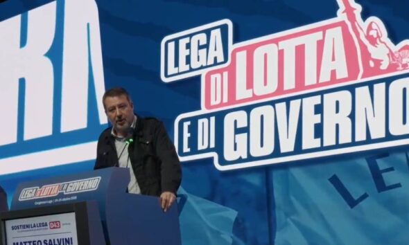 Congresso milano lega italia federale - salvini