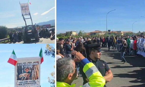 Corigliano Agricoltori protesta 02