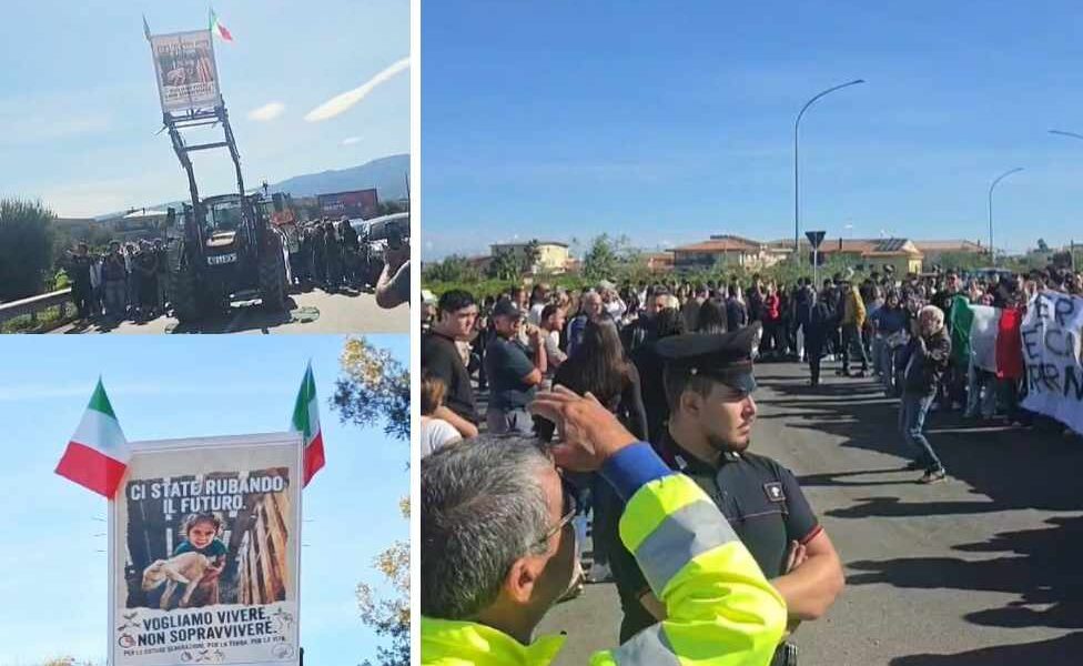 Corigliano Agricoltori protesta 02