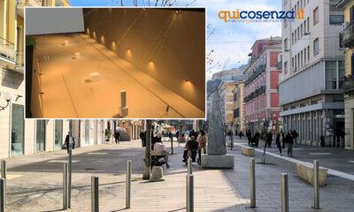 Cosenza nuova illuminazione Corso mazzini