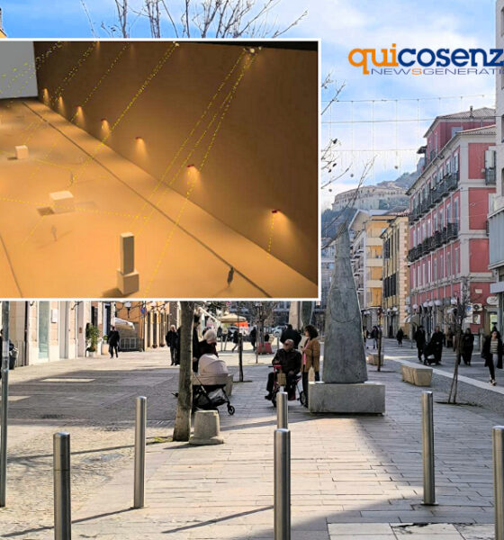 Cosenza nuova illuminazione Corso mazzini
