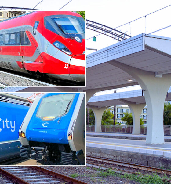 Cosenza stazione ferroviaria frecciarossa intercity