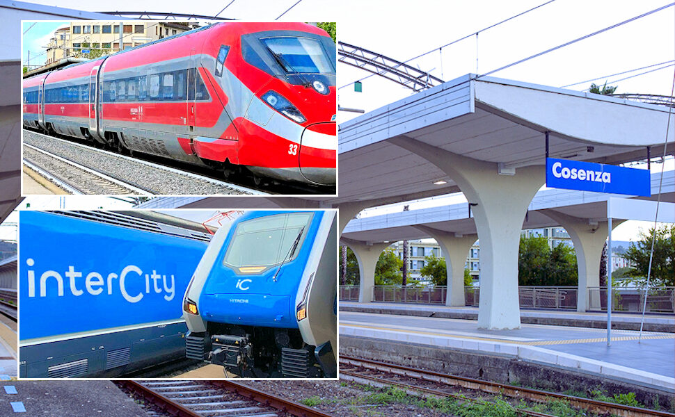 Cosenza stazione ferroviaria frecciarossa intercity