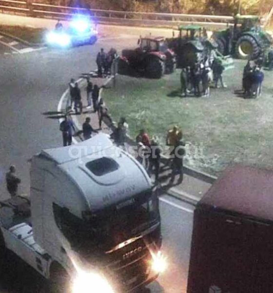 Falerna Svincolo autotrasportatori caro carburante