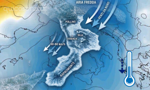 aria Fredda Calabria neve sila