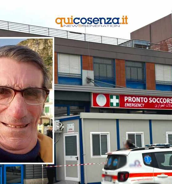 Gianfranco Pascariello medico antibiotico pronto soccorso cosenza