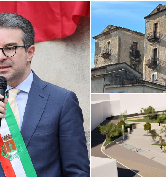 Gregorio Iannotta sindaco di San Vincenzo La Costa Palazzo Baronale