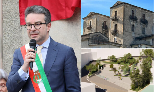 Gregorio Iannotta sindaco di San Vincenzo La Costa Palazzo Baronale