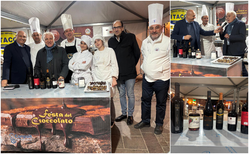 Tra cioccolato e vino Magliocco: gli studenti dell'IIS Mancini Tommasi Todaro Cosentino protagonisti del gusto 51 IIS Mancini Tommasi Todaro Cosentino magliocco