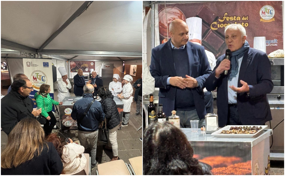 Tra cioccolato e vino Magliocco: gli studenti dell'IIS Mancini Tommasi Todaro Cosentino protagonisti del gusto 53 IIS Mancini Tommasi Todaro Cosentino magliocco 02