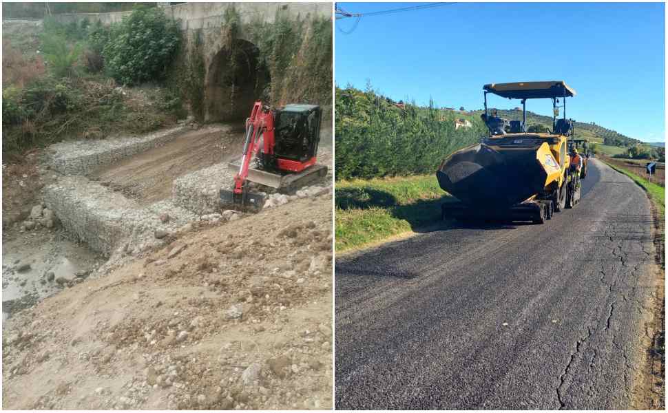 Sicurezza e viabilità, continua il piano di manutenzione della strade provinciali. Faragalli: «Attività capillare» 89 Lavori_strade provinciali