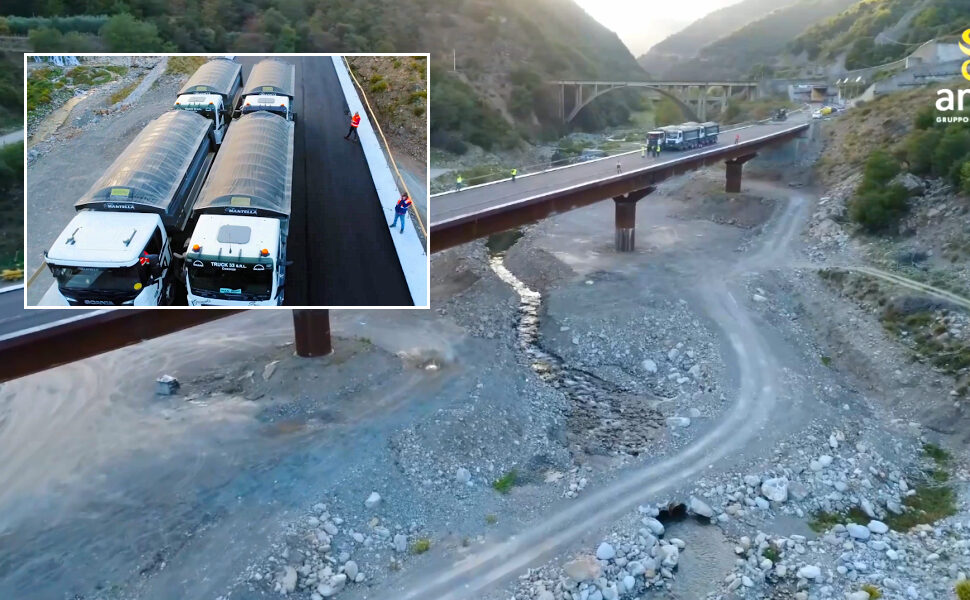 Longobucco Viadotto ortiano2 Sila Mare prove di carico