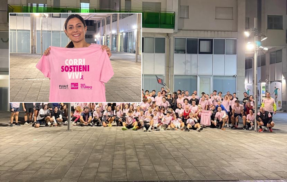 Prevenzione del tumore al seno: a Rende successo per la corsa rosa. GenerAzione «risposta straordinaria» 51 Notte rosa Rende anna calvelli
