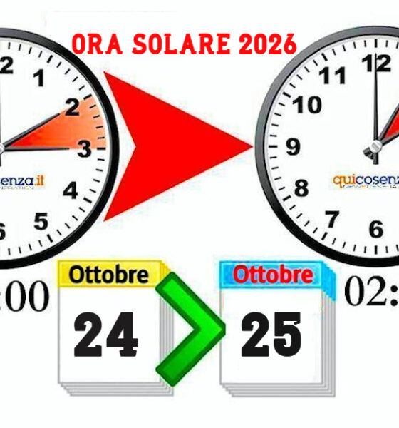 Stanotte torna l’ora solare: alle 3:00 lancette indietro di un’ora. Più luce al mattino, ma farà notte prima 56 Ora Solare 2026 lancette orologi