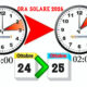 Ora Solare 2026 lancette orologi