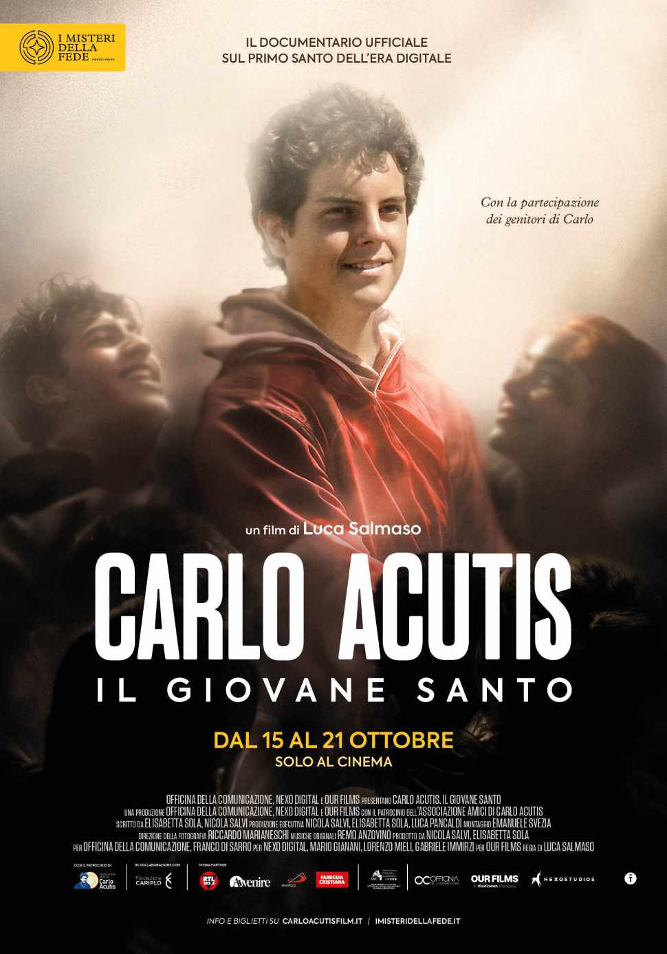 Carlo Acutis, il primo santo dell’era digitale: dal 15 ottobre il film-evento sulla sua vita 54 Poster CARLO ACUTIS