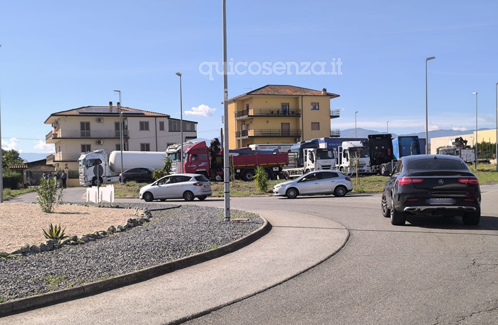 Presidio Tir mezzi pesanti Montalto uffugo 03