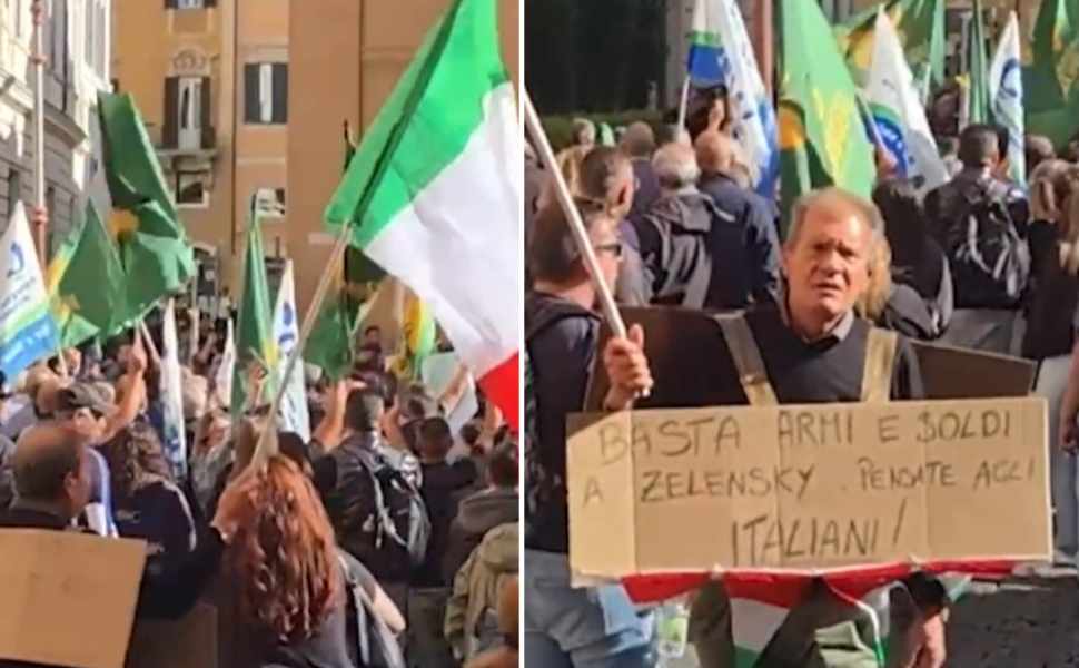 Autotrasporto: nuovo incontro a Roma, Notaro (Fedralog) «Non siamo ottimisti, servono risposte concrete» 53 Protesta a Roma - Fedralog Notaro