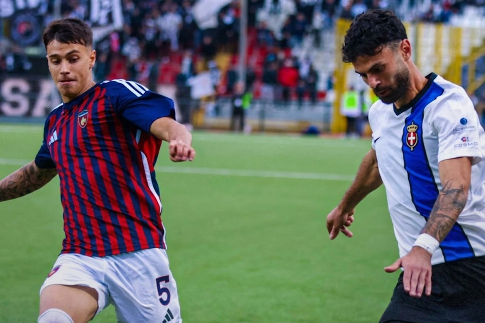 Cosenza Calcio, l'illusione dura 1' minuto. Pascalau sblocca e Nepi pareggia per il Savoia: finisce 1 a 1 52 Savoia Cosenza2