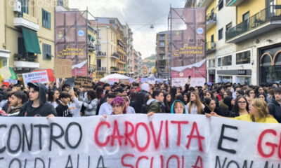 Scuola cosenza studenti corteo protesta
