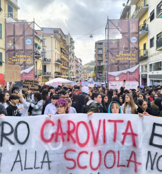 Scuola cosenza studenti corteo protesta