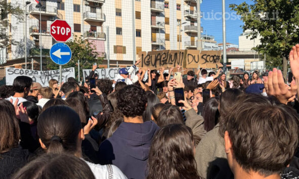 Scuola studenti protesta Rende Cosenza