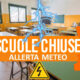 Scuole chiuse Cosenza allerta arancione 10 ottobre