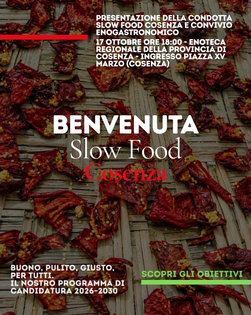 Slow Food Cosenza, nasce il 10° presidio in Calabria: biodiversità e produzioni locali 52 Slow Food Cosenza 03