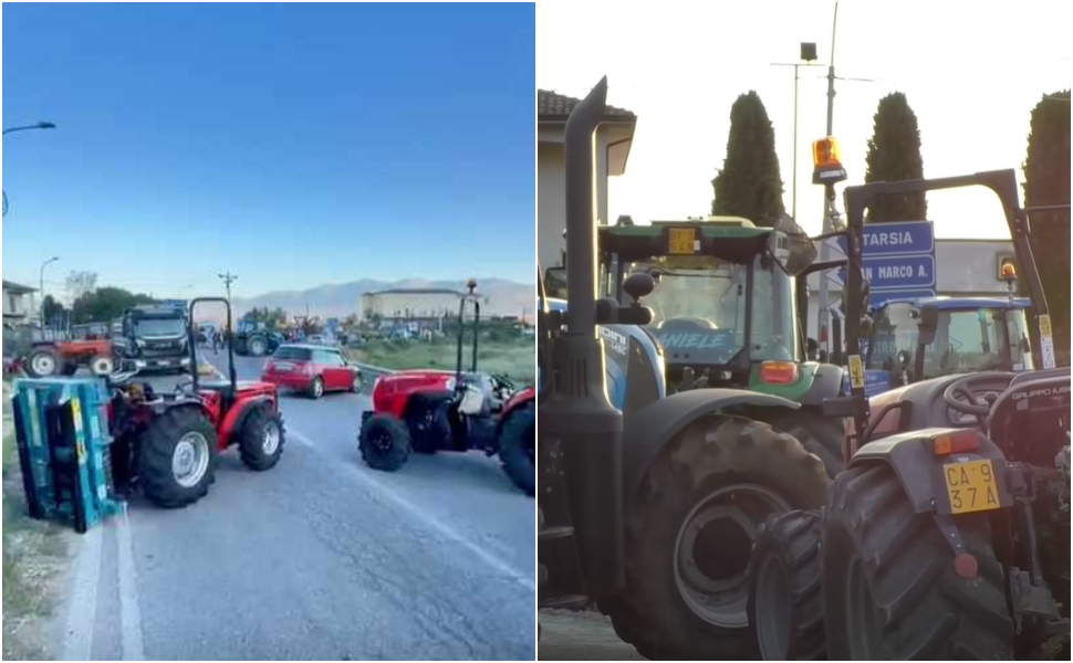 Agricoltura, Gallo al presidio di Spezzano Albanese: «cercheremo di dare risposte concrete» 53 agricoltori gallo spezzano albanese 02