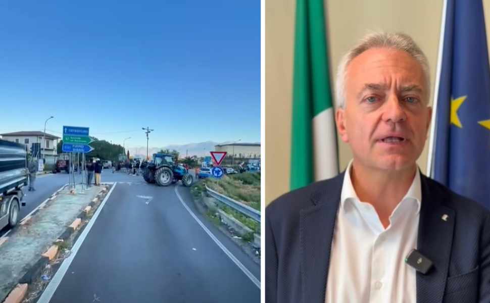 Agricoltura, Gallo al presidio di Spezzano Albanese: «cercheremo di dare risposte concrete» 52 agricoltori gallo spezzano albanese 03