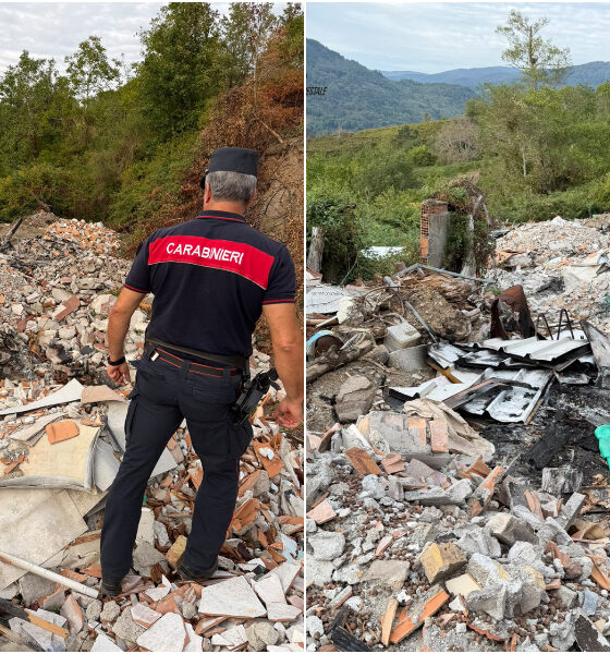 Guardia Piemontese rifiuti carabinieri forestali 03