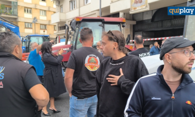 Cosenza: agricoltori e USB in piazza Europa contro il caro gasolio
