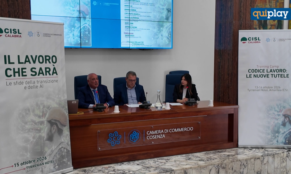 Cosenza: presentato il Training Camp “Codice Lavoro” di CISL Calabria