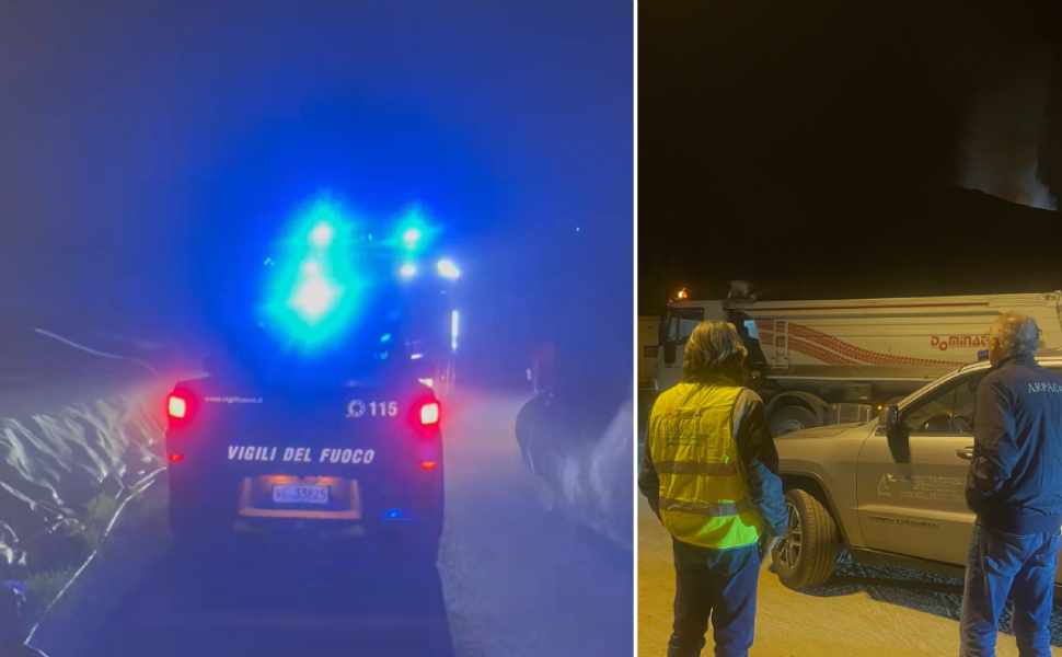 Incendio nella discarica di Pianopoli, sopralluogo dell'Arpacal: scatta il monitoraggio ambientale 52 discarica pianopoli incendio arpacal 01