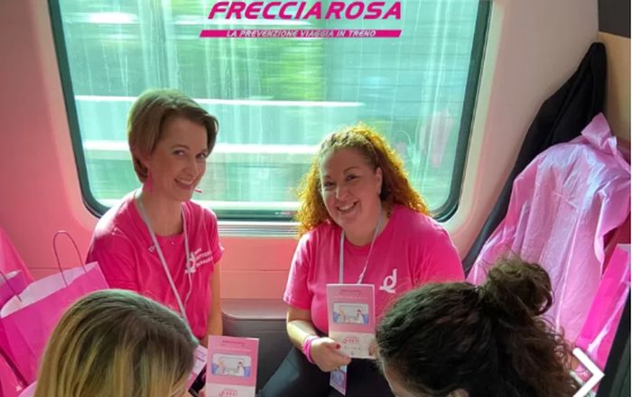 FrecciaRosa, per la prima volta la prevenzione contro i tumori arriva nella stazione di Cosenza 53 frecciarosa