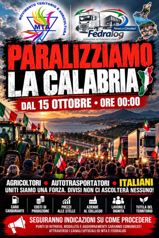 PROTESTA CALABRIA MTA