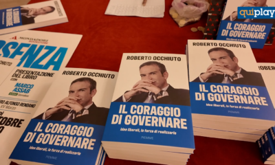 Occhiuto: “se il coraggio ha cambiato la Calabria, può cambiare anche l’Italia”