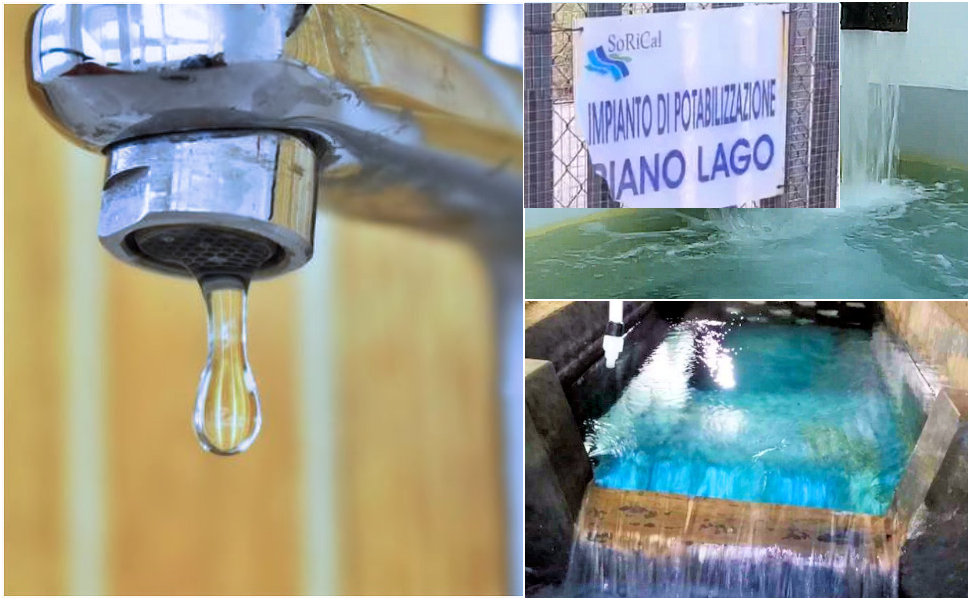 potabilizzatore piano lago de cicco crisi idrica
