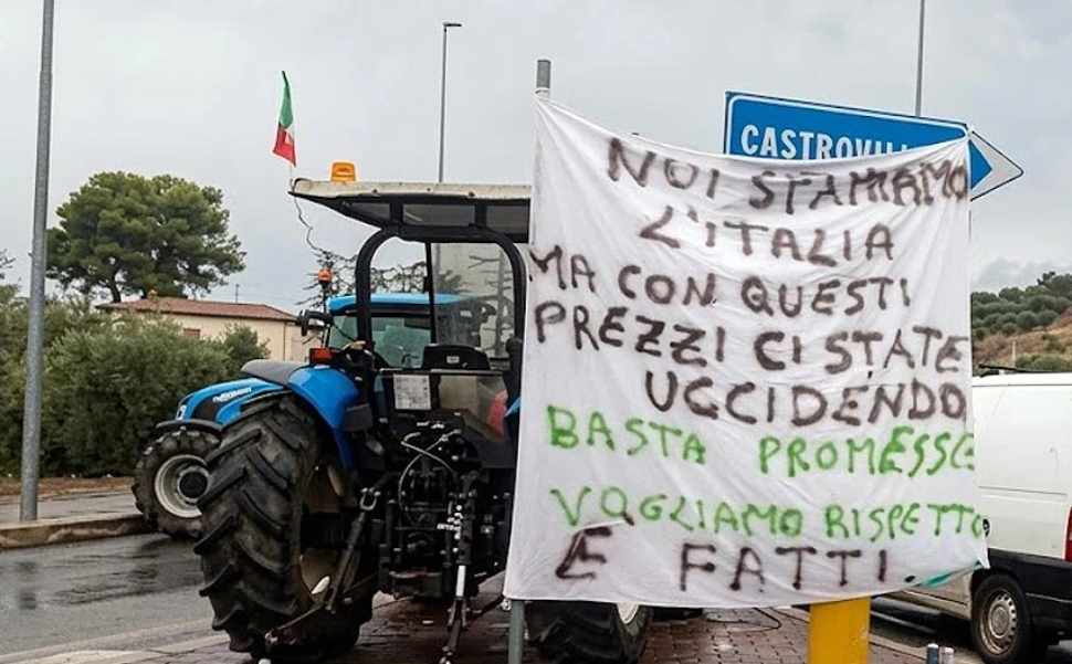 protesta agricoltori