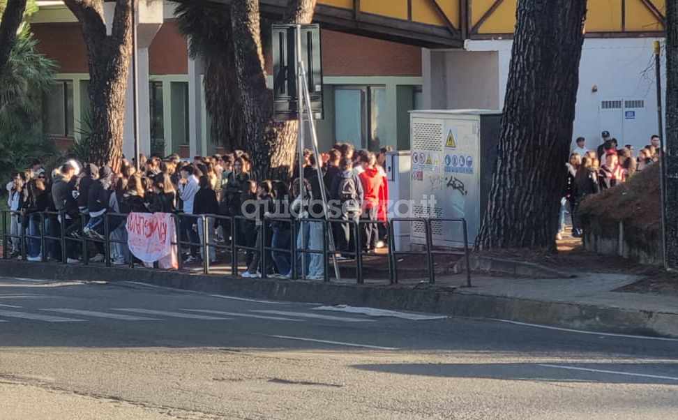 protesta scuola studenti rende cosenza
