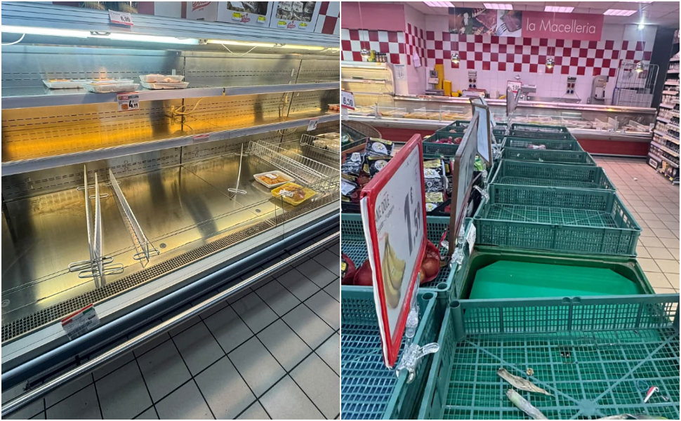 Gli effetti dell'autotrasporto fermo in Calabria fino al 27 ottobre: imprese e supermercati in crisi 52 scaffali vuoti - fermo autotrasporto 02