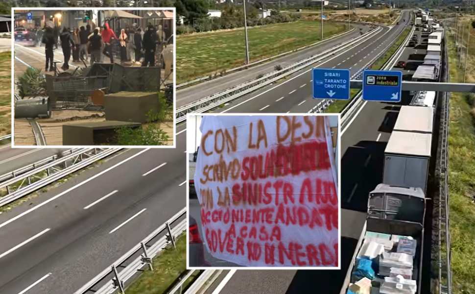 scontri al nord - la protesta al sud 03